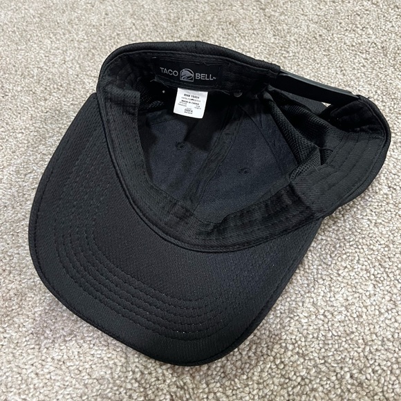 Taco Bell Crew-Employee Hat w/ Embroidered Logo - Adjustable - Black - Picture 3 of 3